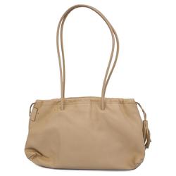 Gucci Shoulder Bag 001 4403 Leather Beige Women's