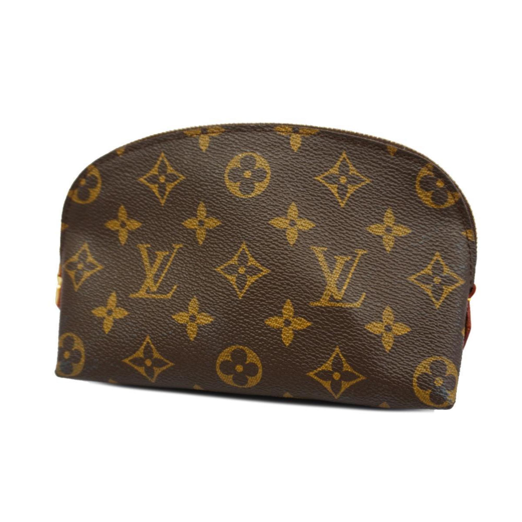 Louis Vuitton Pouch Monogram Pochette Tick M47515 Brown Ladies