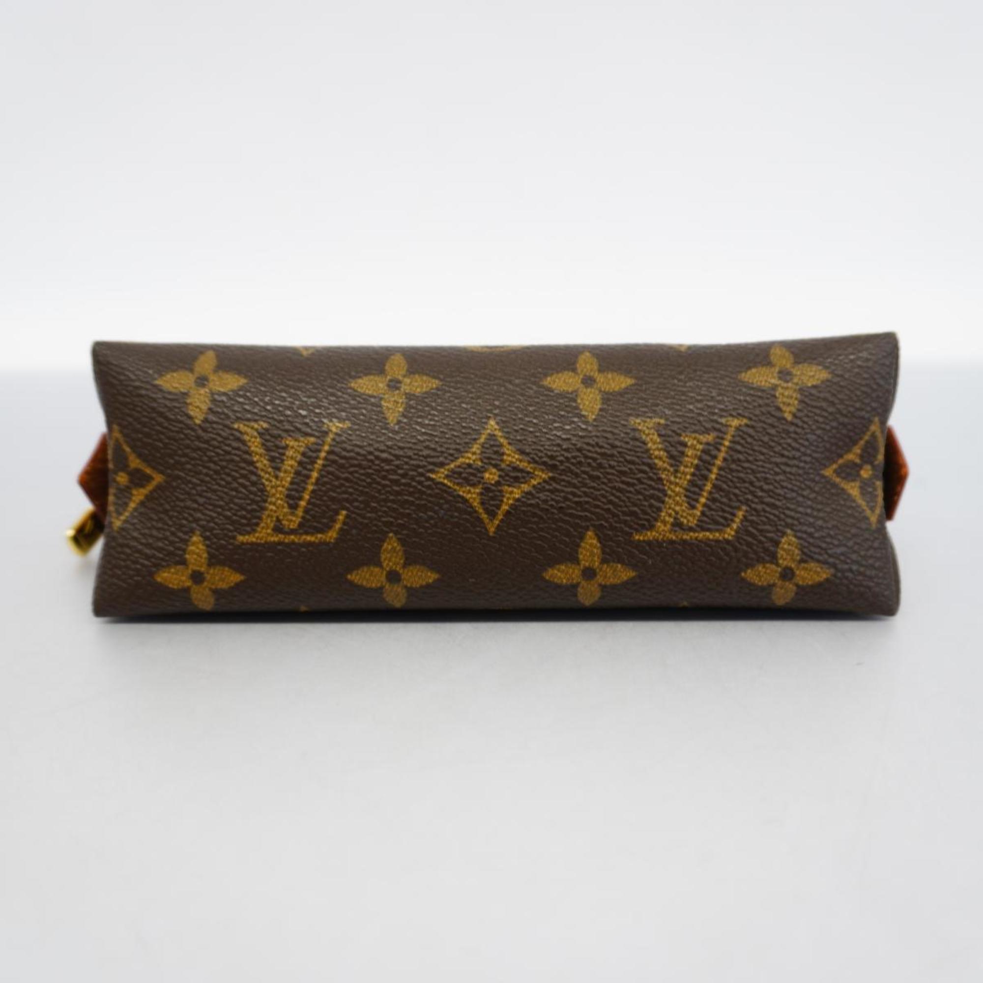 Louis Vuitton Pouch Monogram Pochette Tick M47515 Brown Ladies