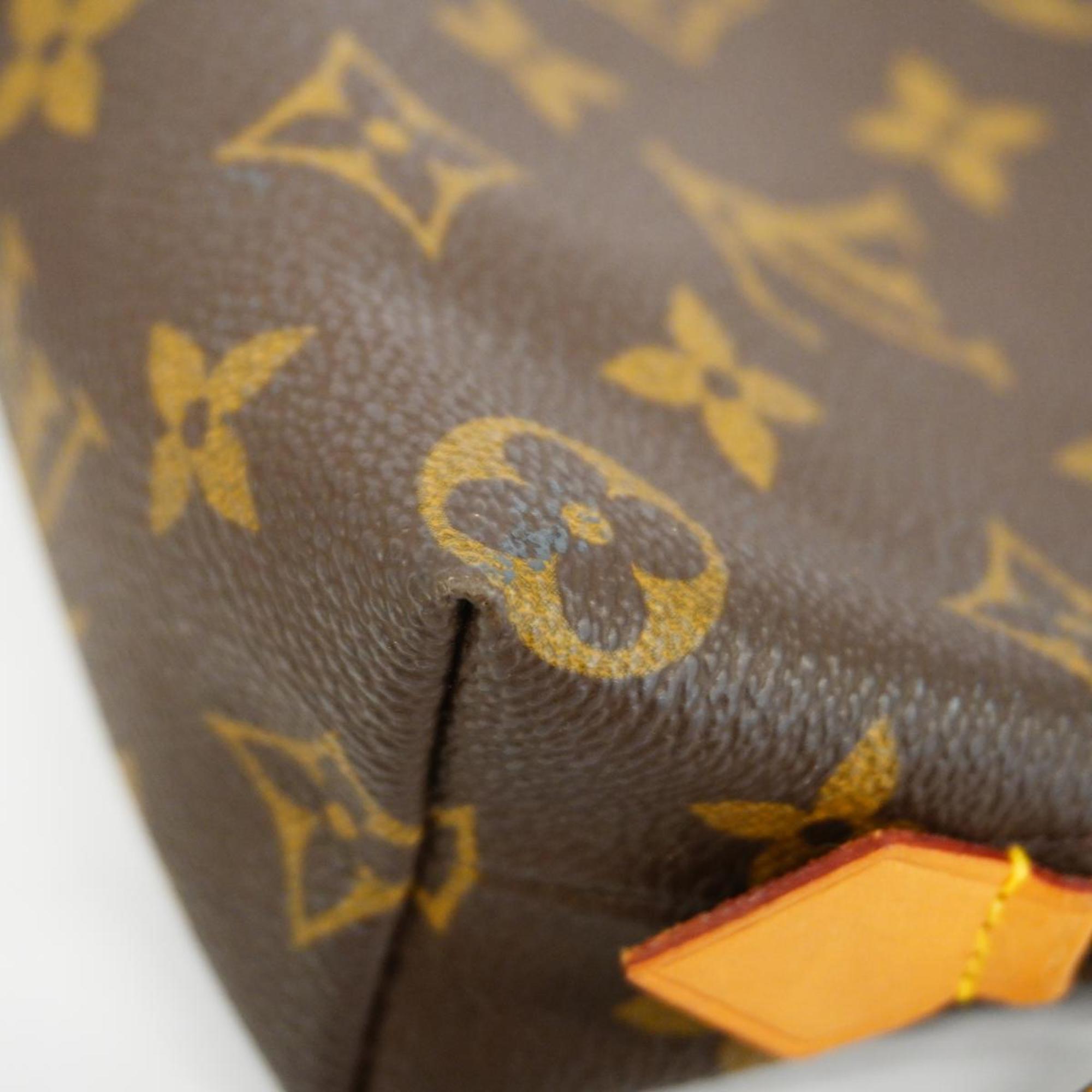 Louis Vuitton Pouch Monogram Pochette Tick M47515 Brown Ladies