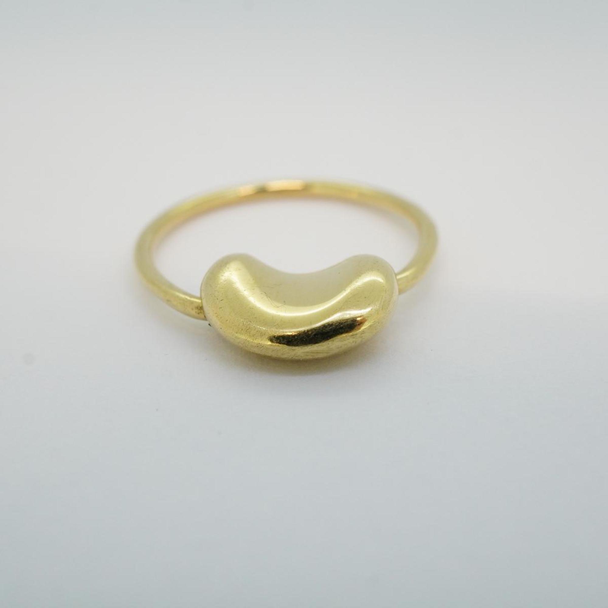 Tiffany Ring Bean K18YG Yellow Gold Ladies