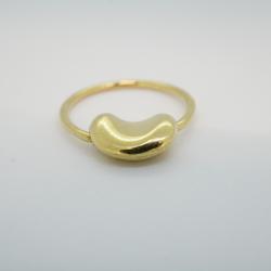 Tiffany Ring Bean K18YG Yellow Gold Ladies