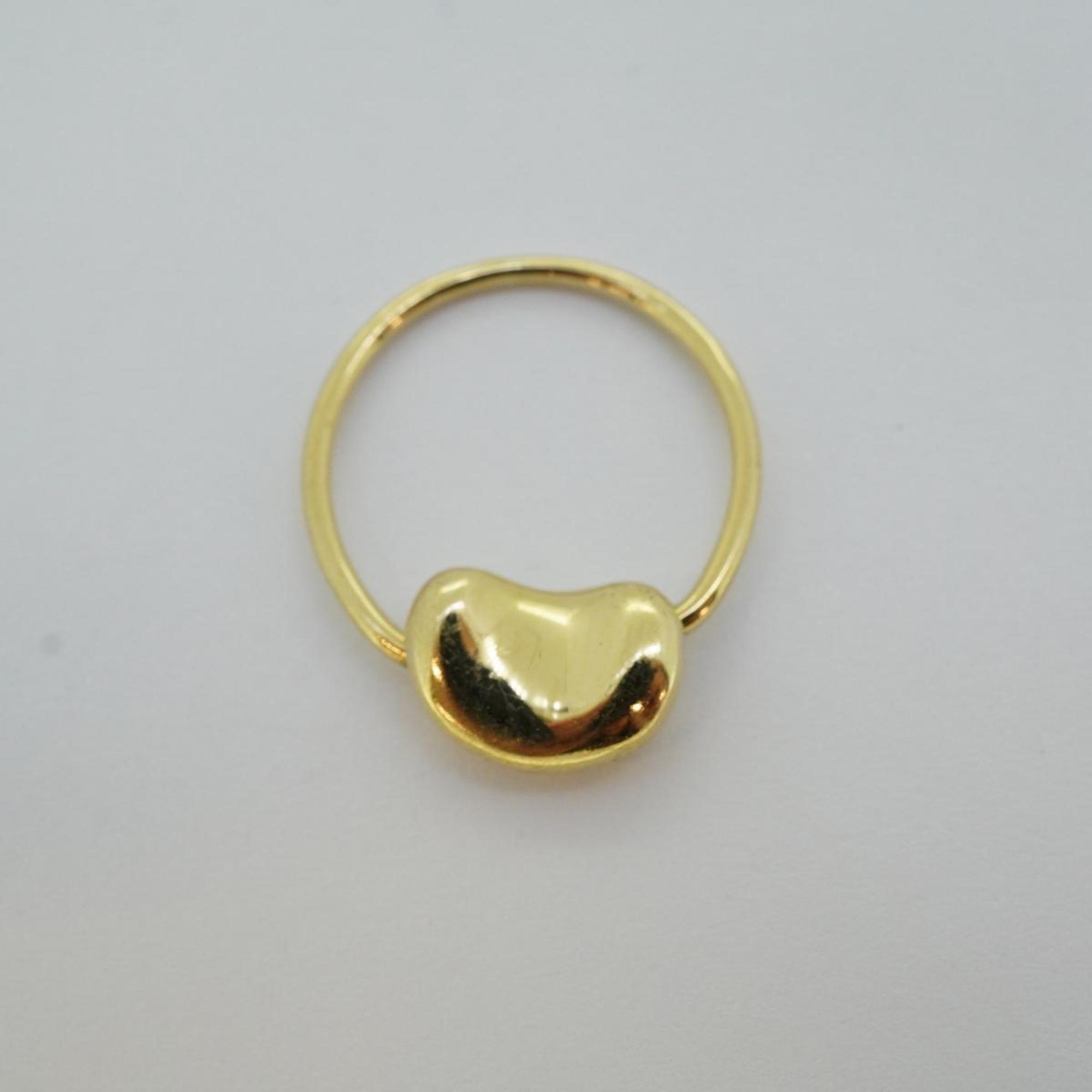 Tiffany Ring Bean K18YG Yellow Gold Ladies