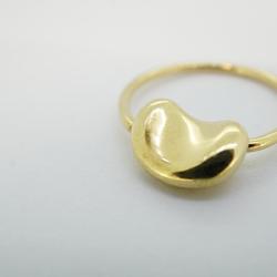 Tiffany Ring Bean K18YG Yellow Gold Ladies