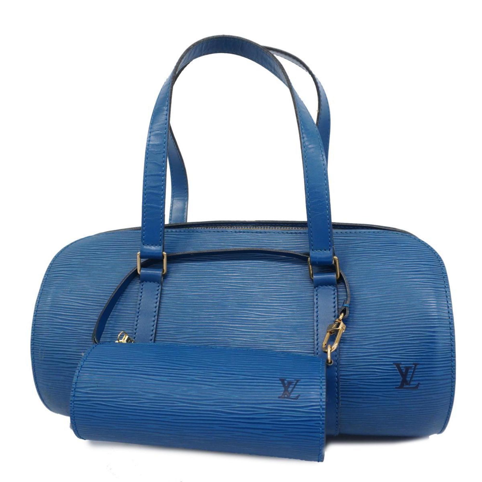 Louis Vuitton Handbag Epi Soufflot M52225 Toledo Blue Ladies