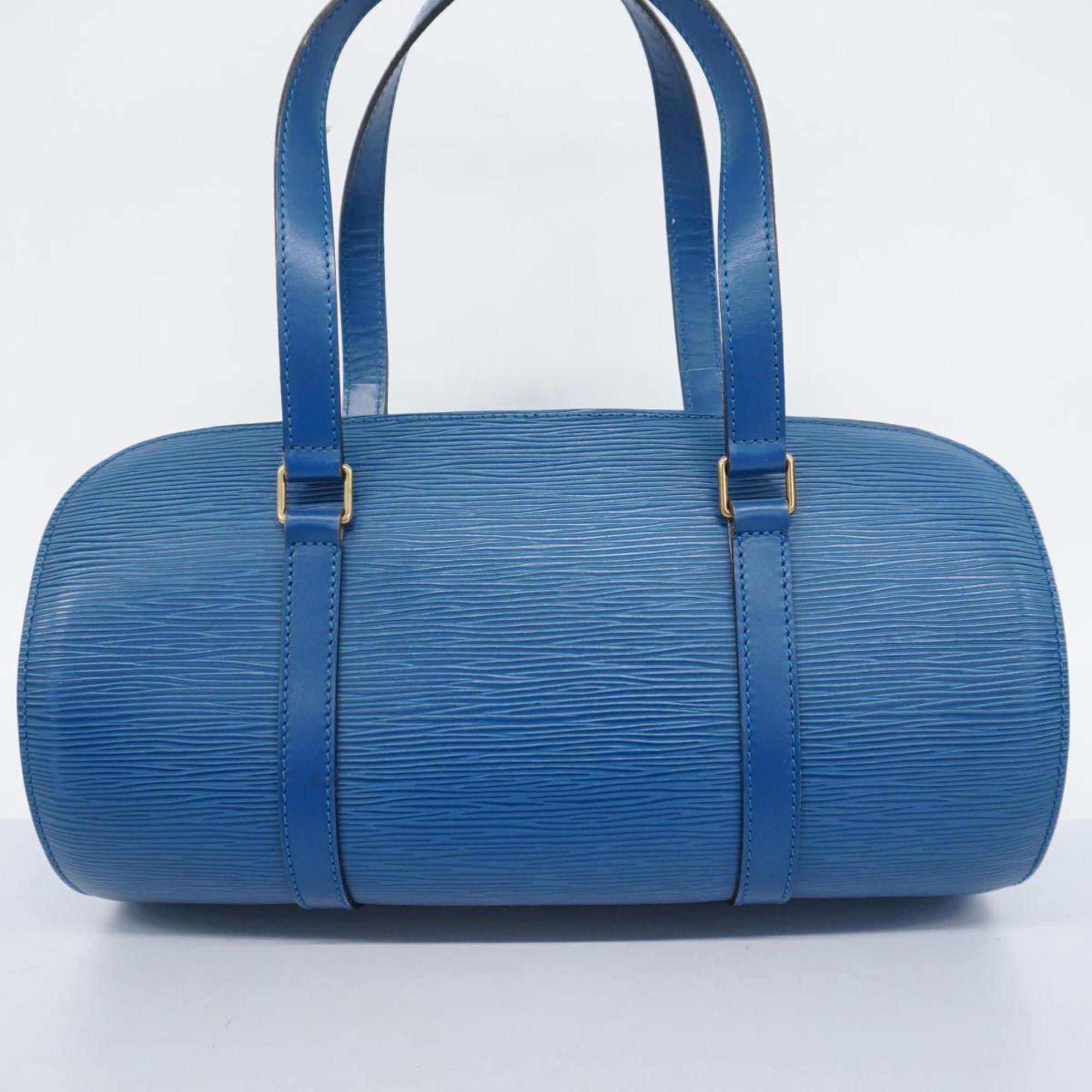 Louis Vuitton Handbag Epi Soufflot M52225 Toledo Blue Ladies