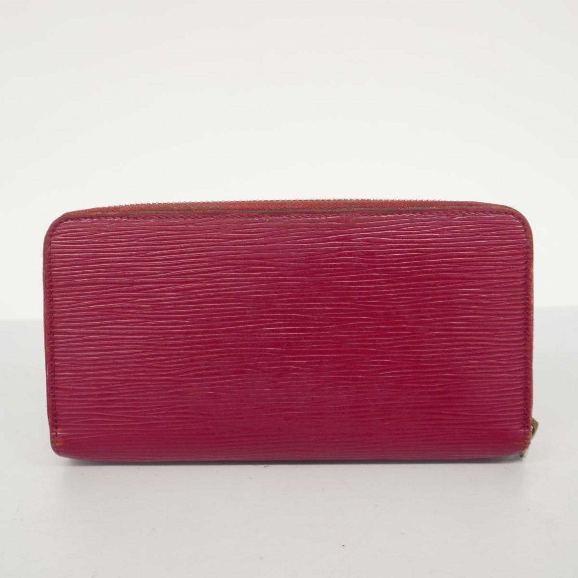 Louis Vuitton Long Wallet Epi Zippy M61858 Fuchsia Ladies