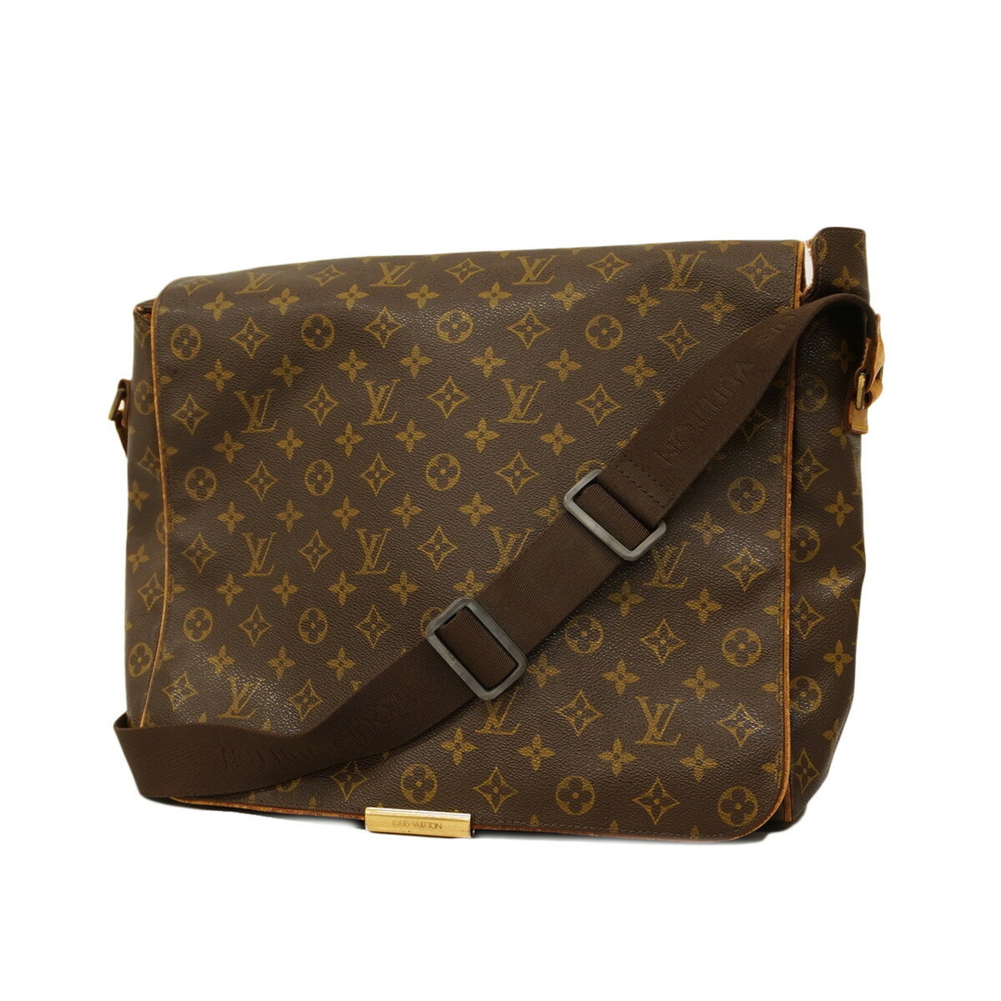 Louis Vuitton Shoulder Bag Monogram Valmy GM M40526 Brown Men's Women's