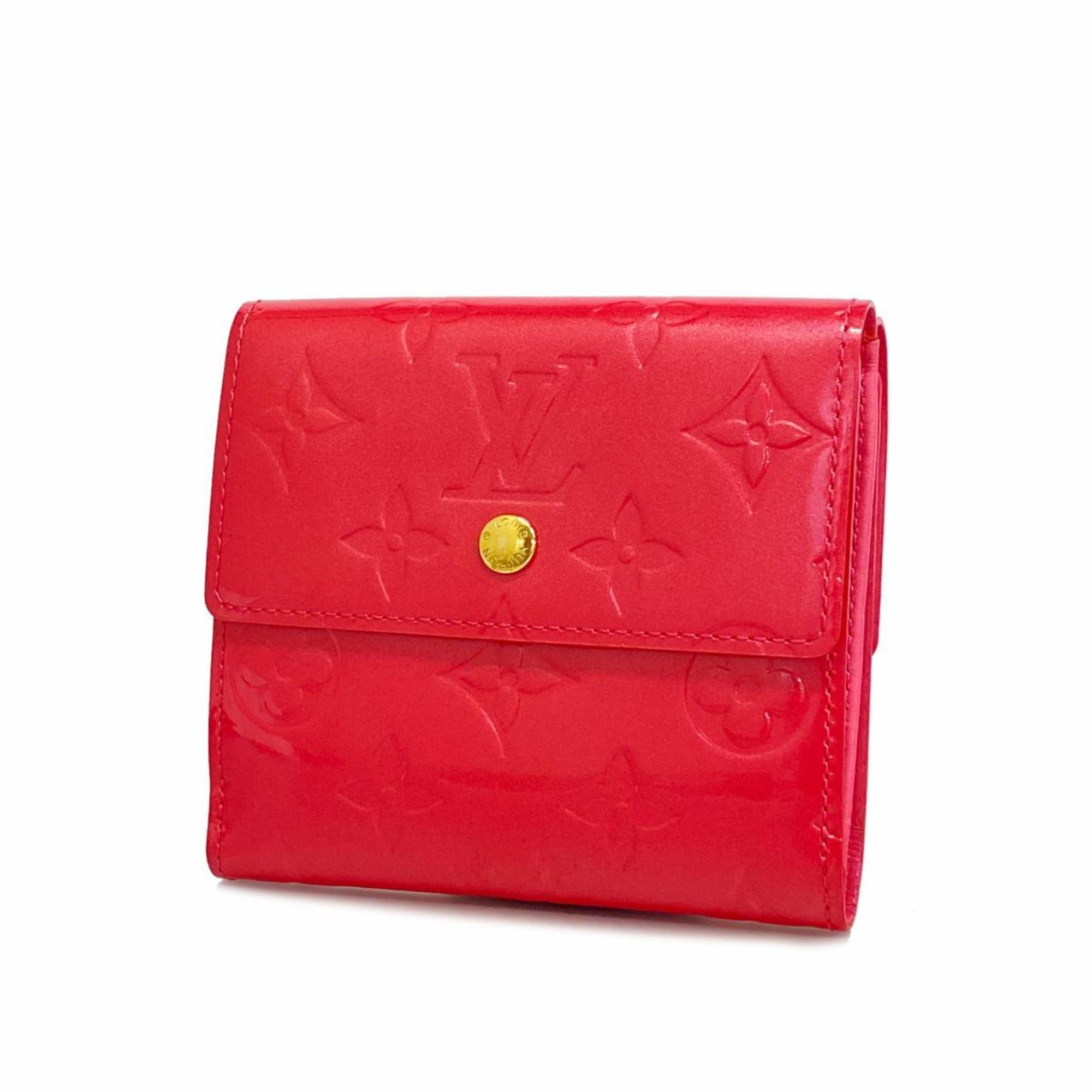 Louis Vuitton Wallet Vernis Porte Monnaie Billet Credit M9139F Framboise Ladies