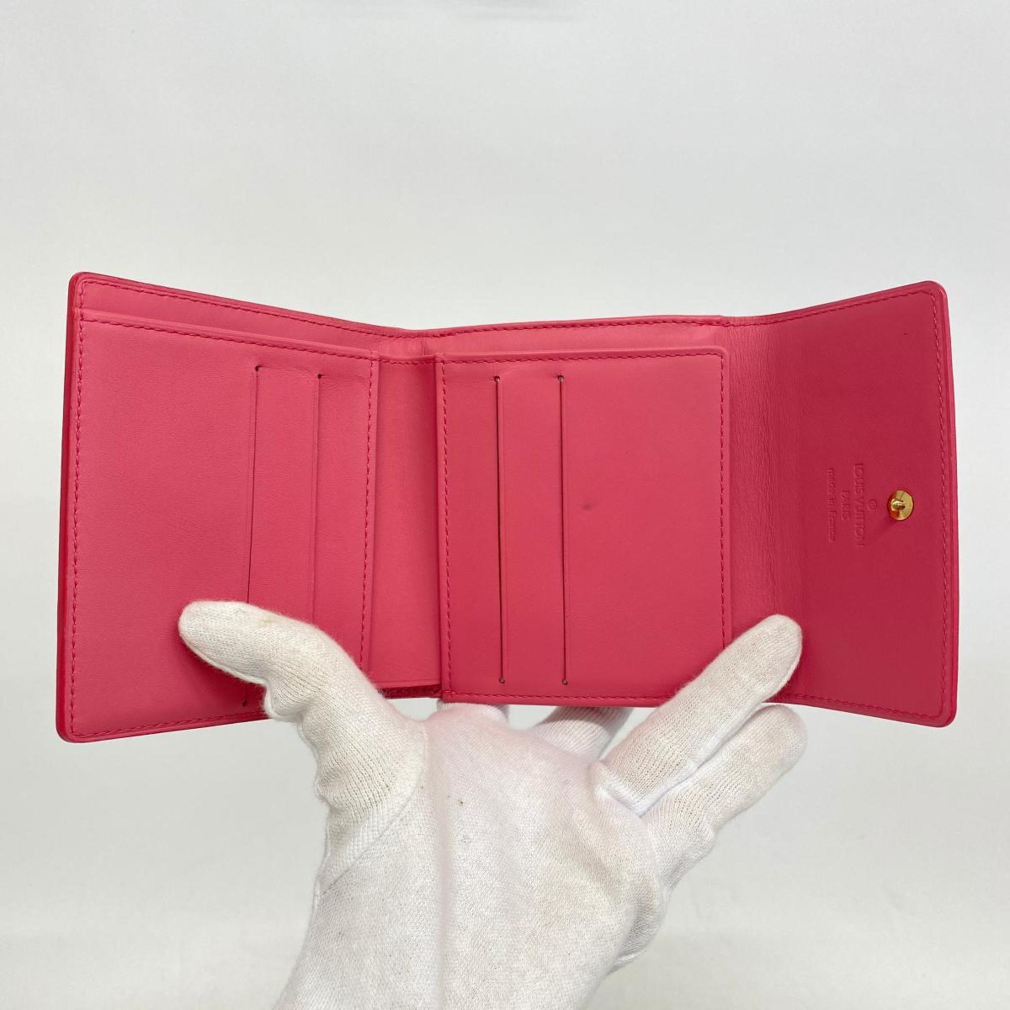 Louis Vuitton Wallet Vernis Porte Monnaie Billet Credit M9139F Framboise Ladies