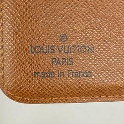 Louis Vuitton Wallet Monogram Compact Zip M61667 Brown Men's Women's