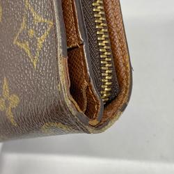 Louis Vuitton Wallet Monogram Compact Zip M61667 Brown Men's Women's