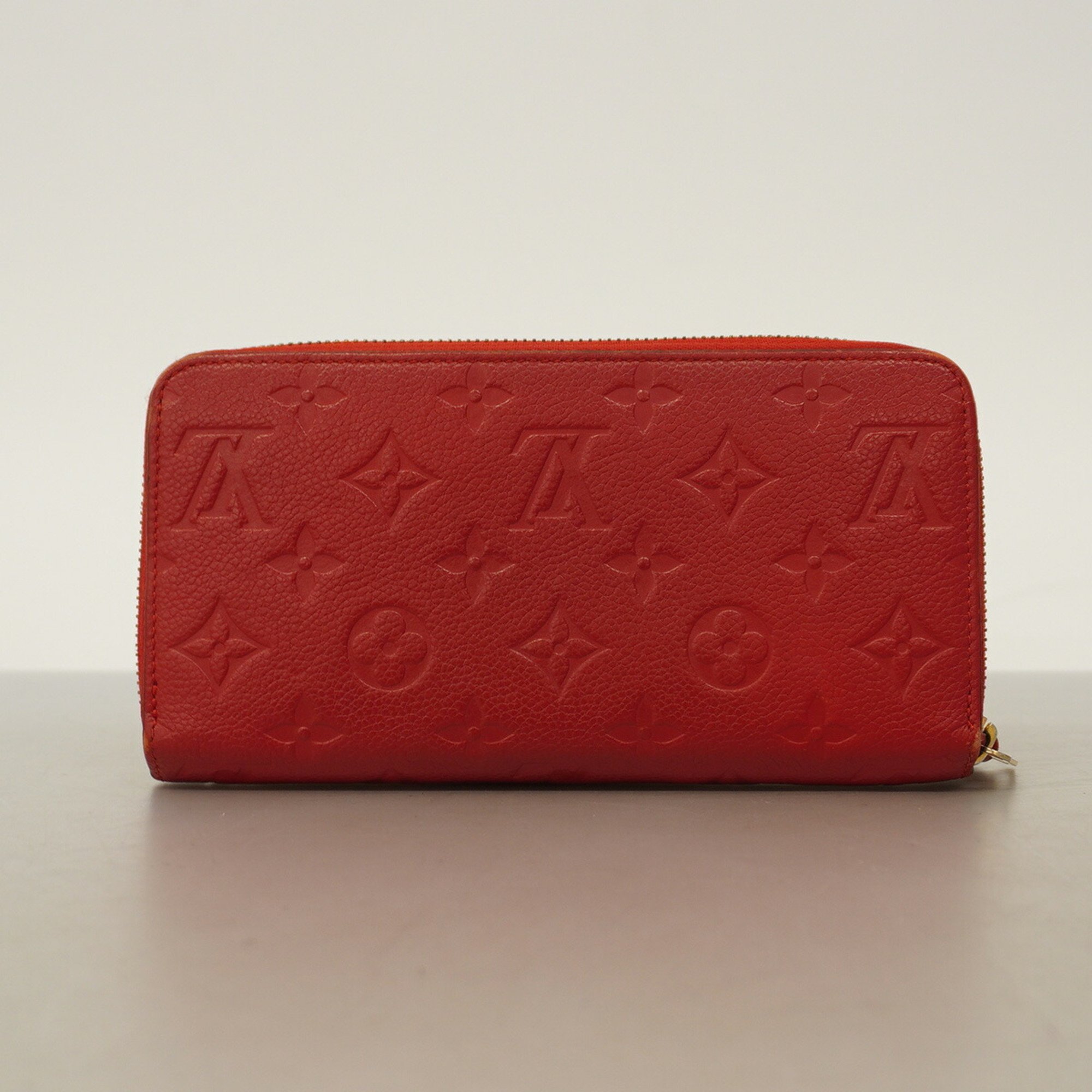 Louis Vuitton Long Wallet Monogram Empreinte Zippy M60547 Oriane Women's