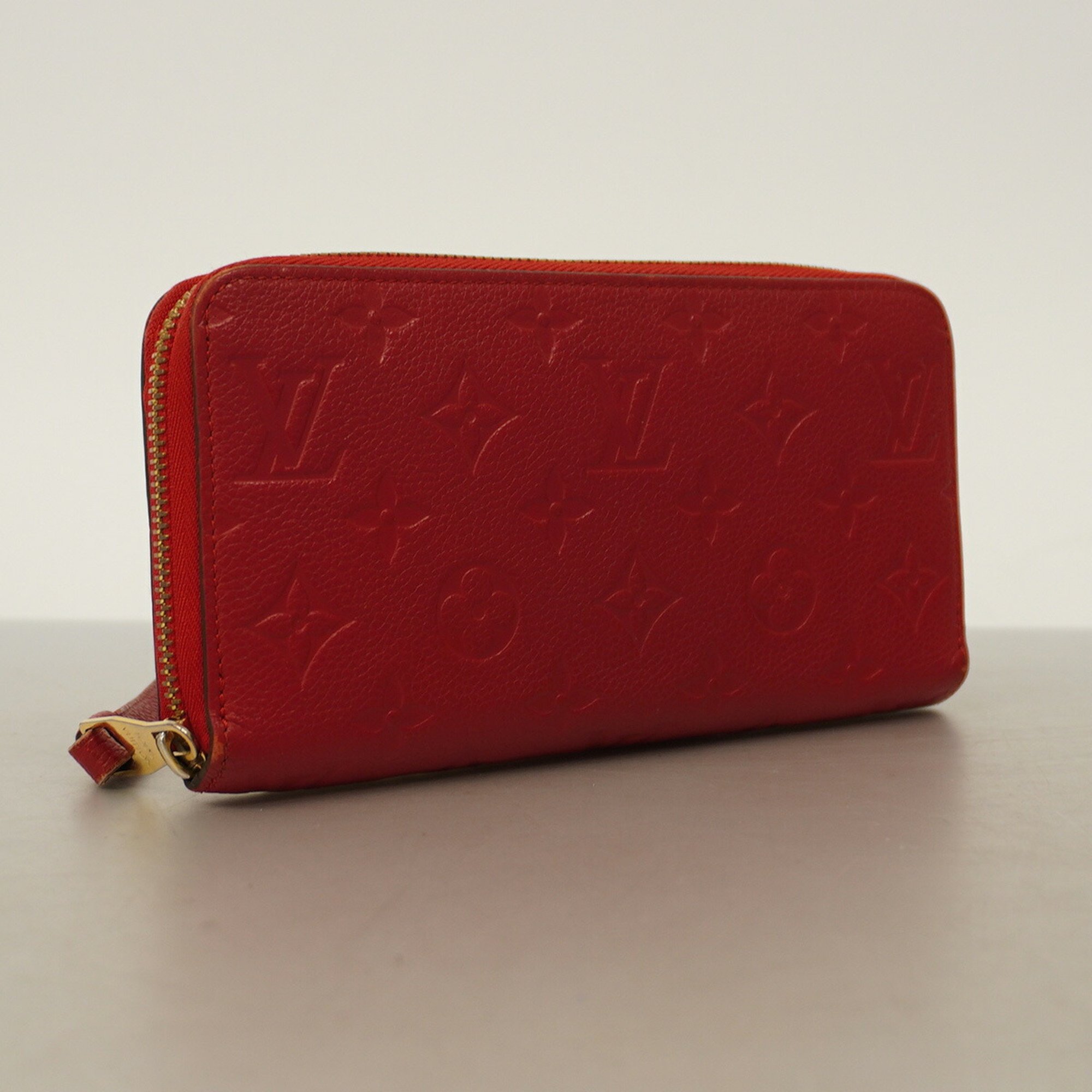 Louis Vuitton Long Wallet Monogram Empreinte Zippy M60547 Oriane Women's