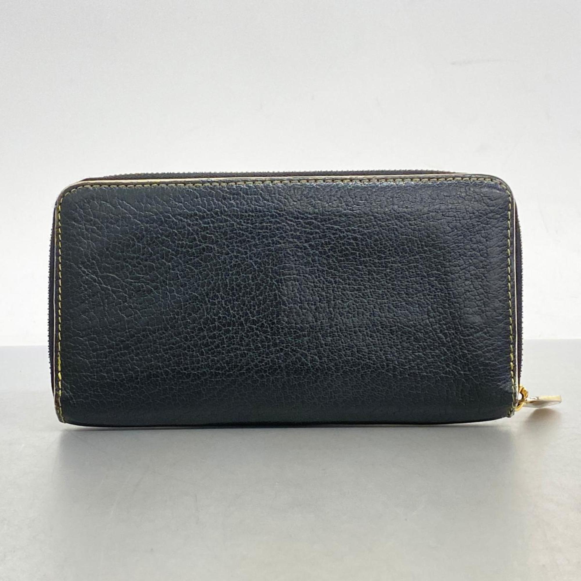 Louis Vuitton Long Wallet Suhali Zippy M93029 Noir Ladies