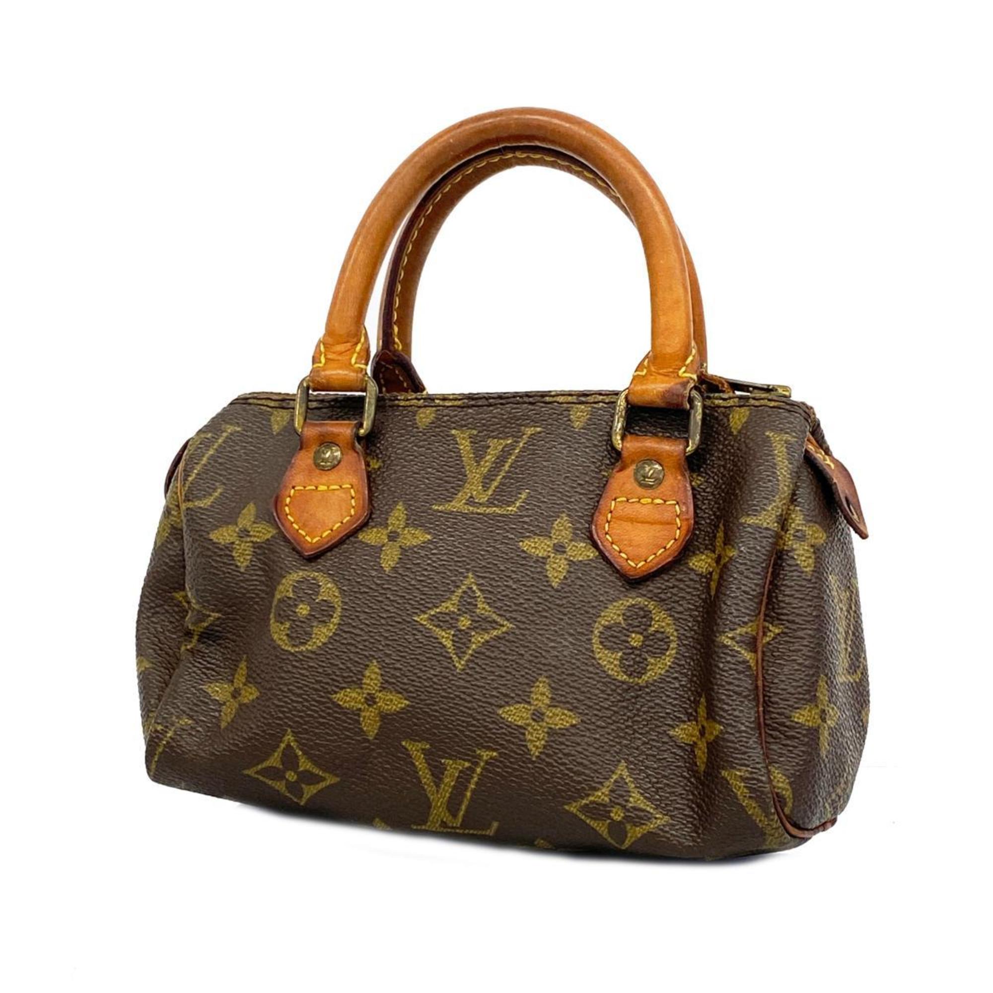 Louis Vuitton Handbag Monogram Speedy M41534 Brown Ladies