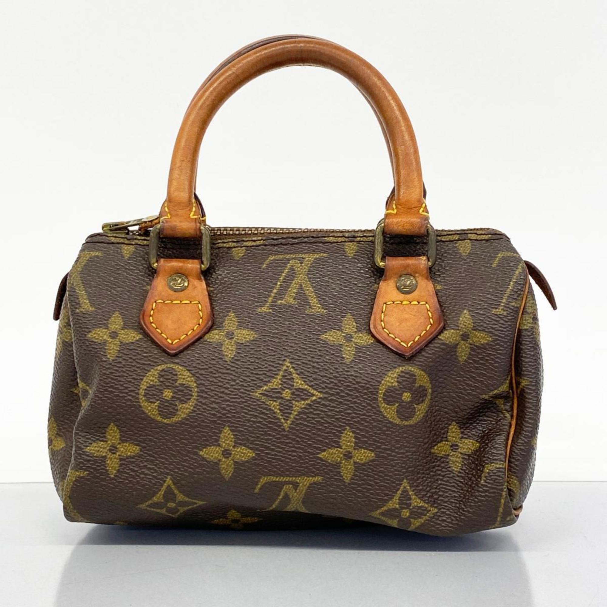 Louis Vuitton Handbag Monogram Speedy M41534 Brown Ladies