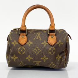 Louis Vuitton Handbag Monogram Speedy M41534 Brown Ladies