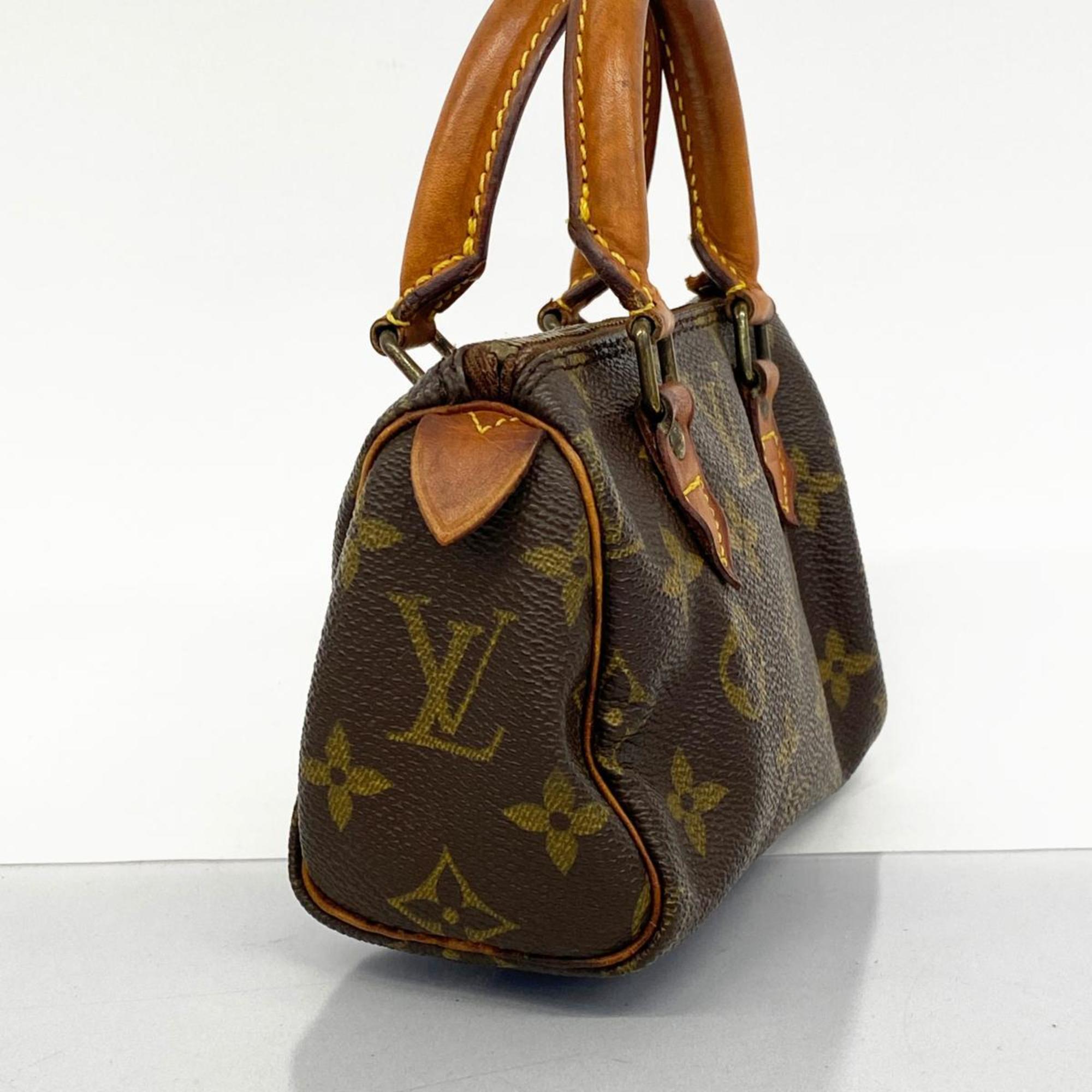 Louis Vuitton Handbag Monogram Speedy M41534 Brown Ladies