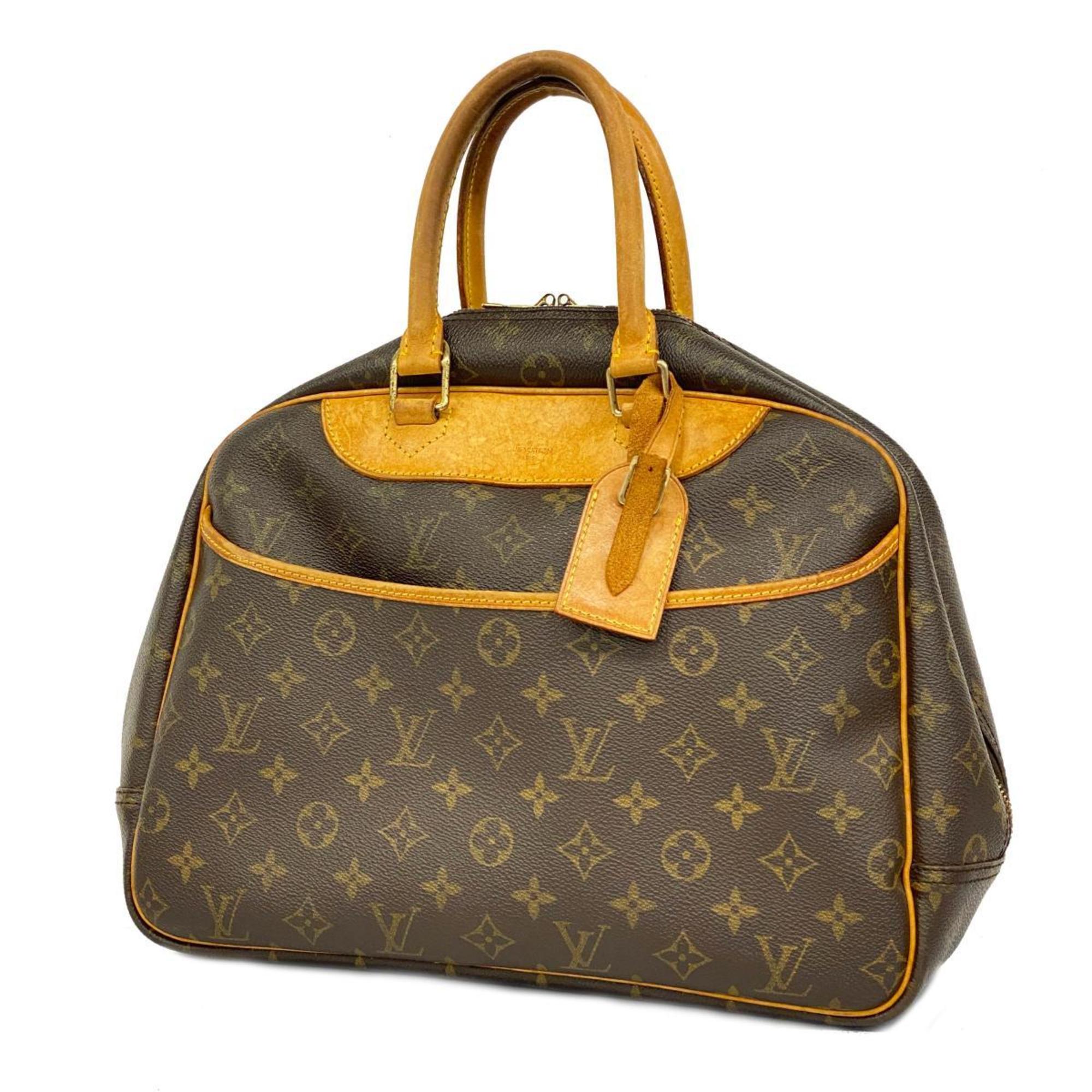 Louis Vuitton Handbag Monogram Deauville M47270 Brown Ladies