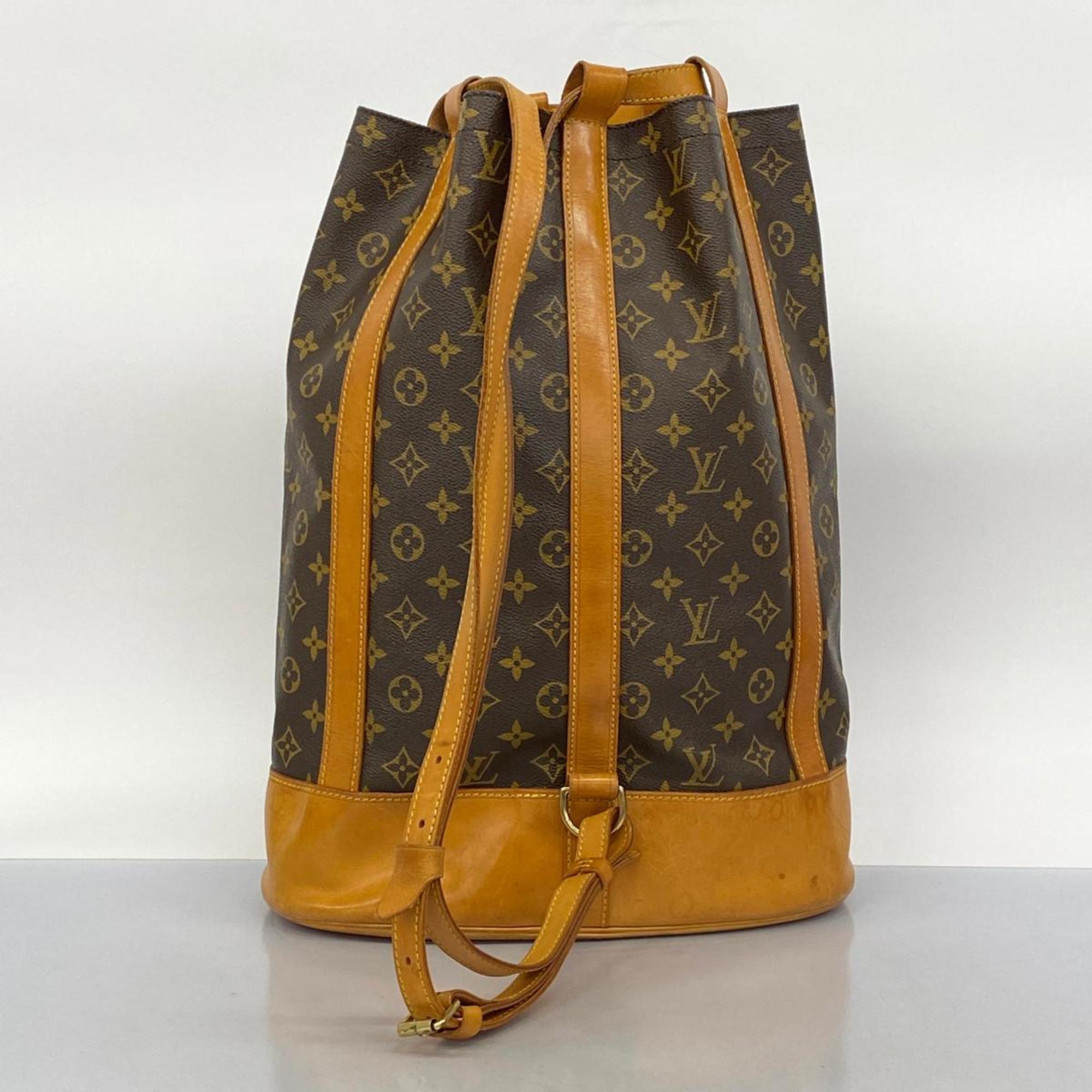 Louis Vuitton Shoulder Bag Monogram Randonne GM M42244 Brown Ladies