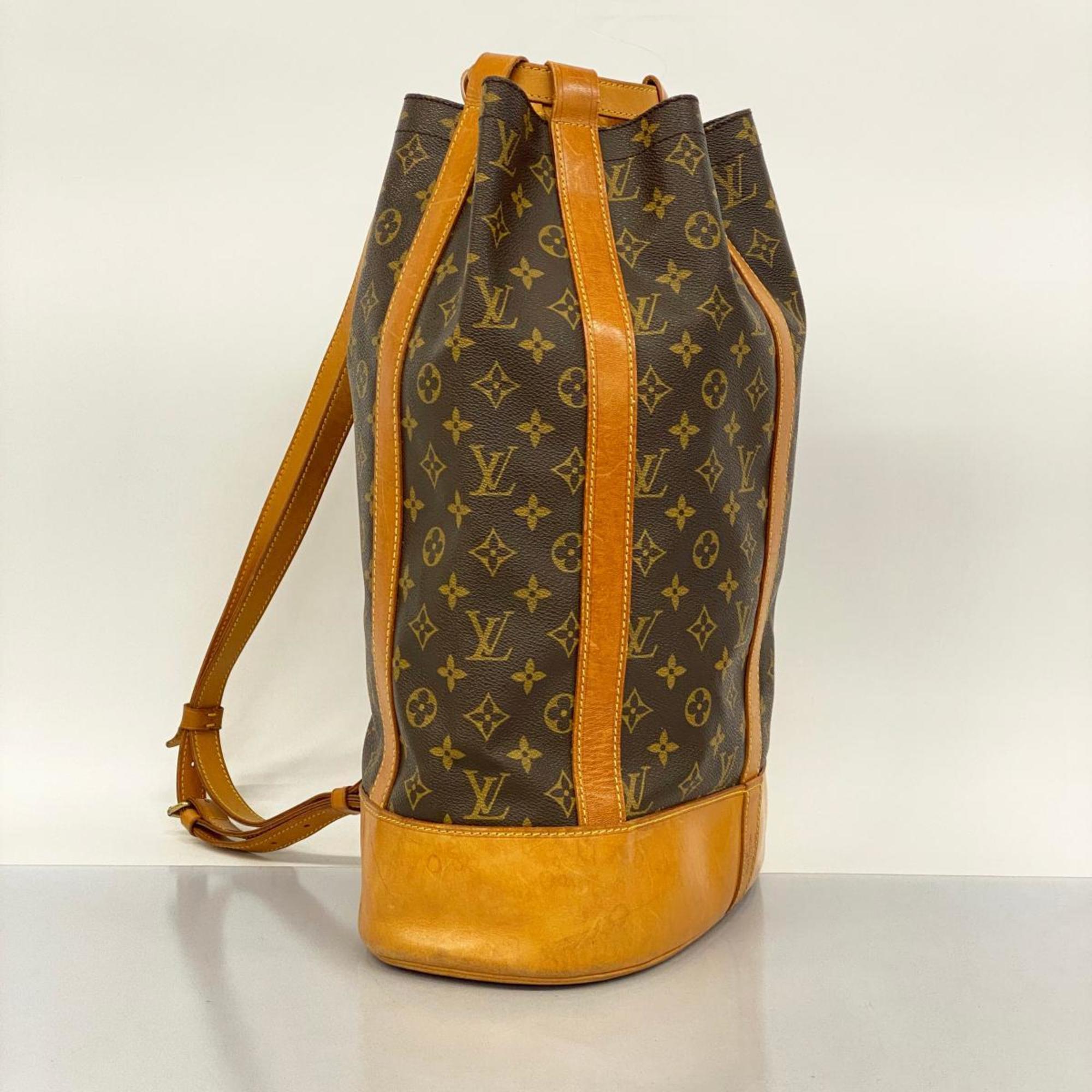 Louis Vuitton Shoulder Bag Monogram Randonne GM M42244 Brown Ladies