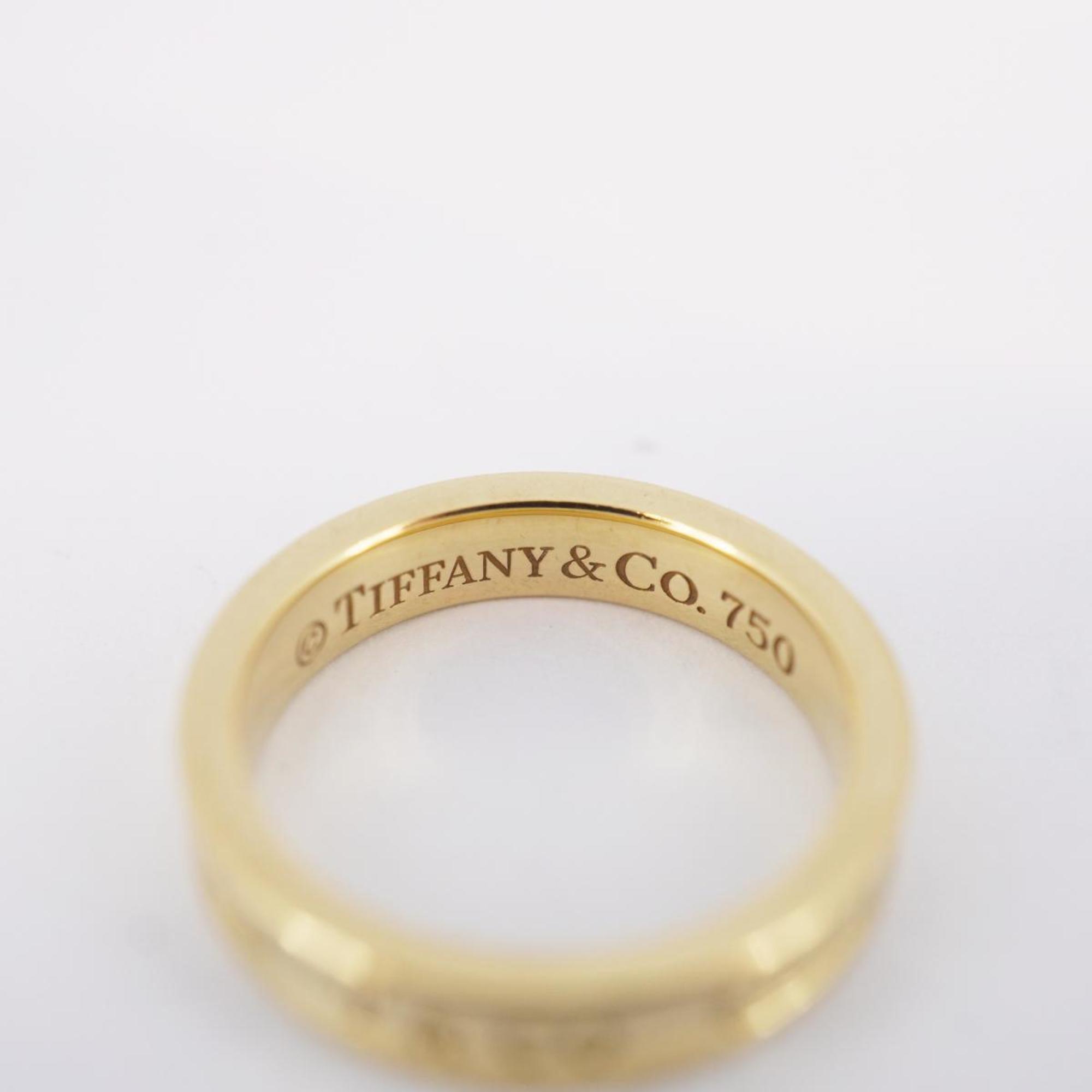 Tiffany Ring Narrow K18YG Yellow Gold Ladies