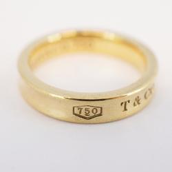 Tiffany Ring Narrow K18YG Yellow Gold Ladies