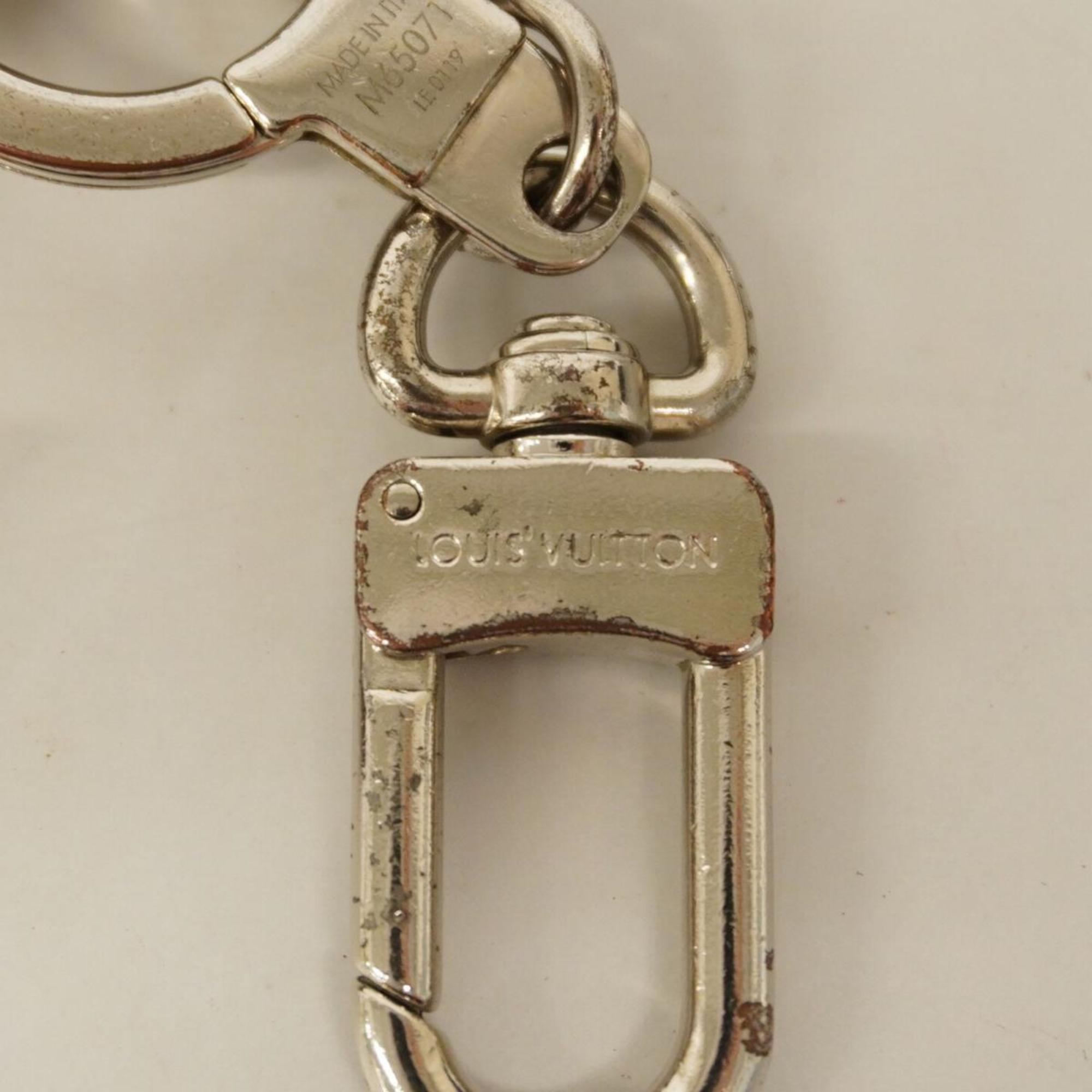 Louis Vuitton Keychain Portocle Initial LV M65071 Silver Men's Women's