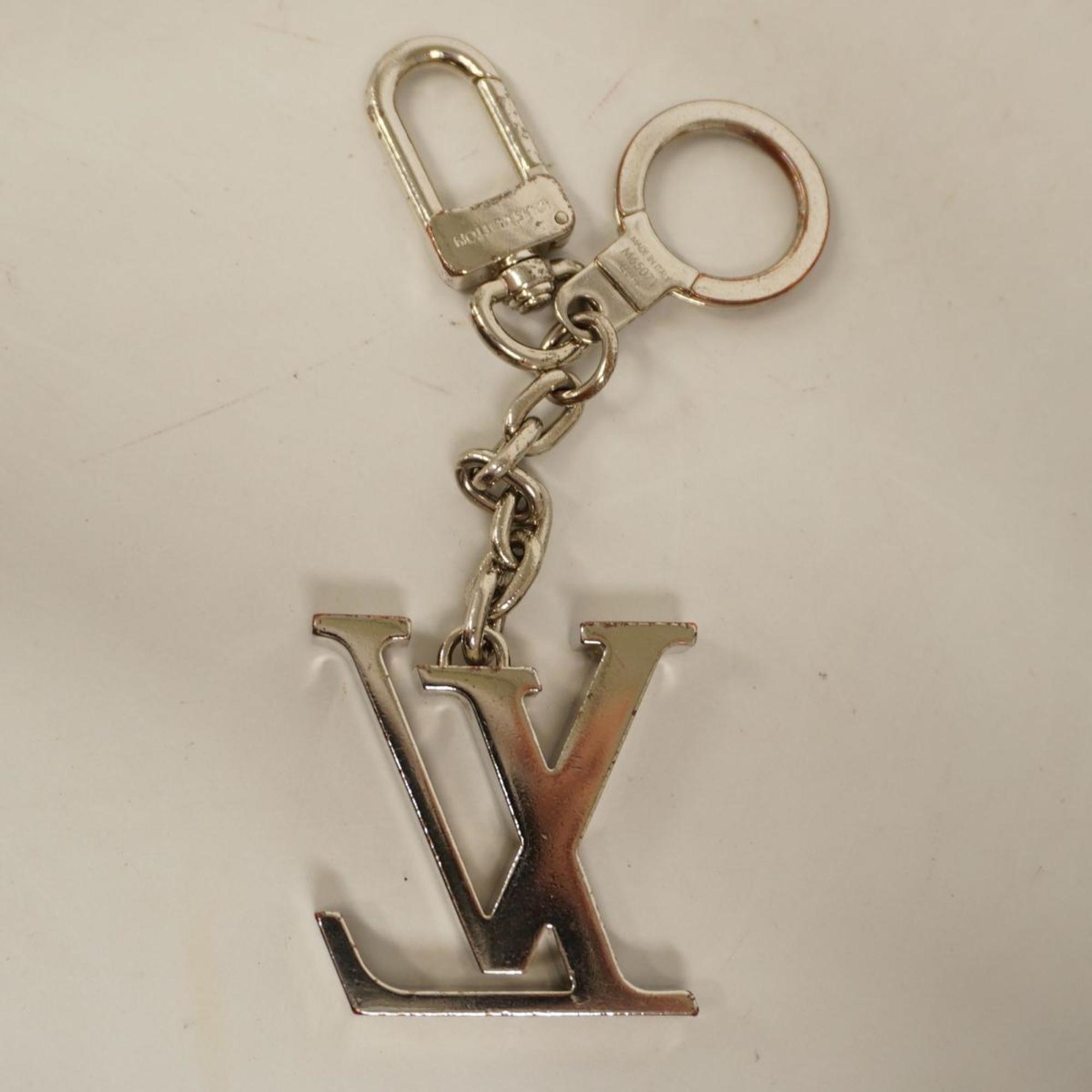 Louis Vuitton Keychain Portocle Initial LV M65071 Silver Men's Women's