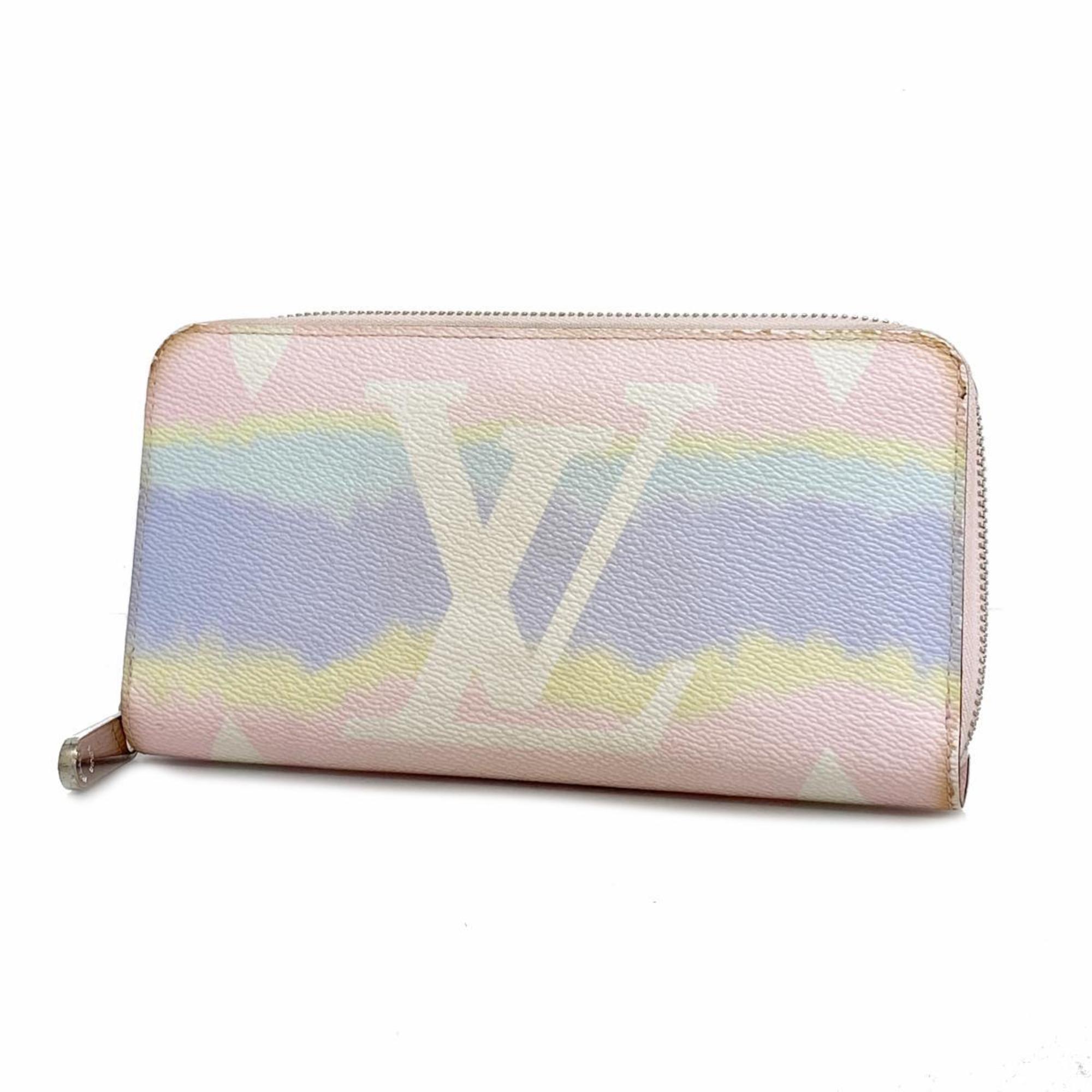 Louis Vuitton Long Wallet Monogram Escar Zippy M69110 Pastel Ladies