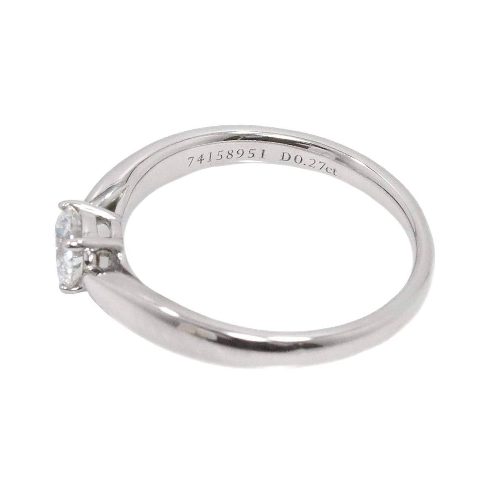 Tiffany & Co. Harmony Diamond 0.27ct F VVS1 3EX Ring Pt Platinum