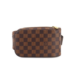 Louis Vuitton Damier Geronimos Body Bag Waist Pouch Ebene Brown N51994