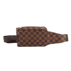 Louis Vuitton Damier Geronimos Body Bag Waist Pouch Ebene Brown N51994