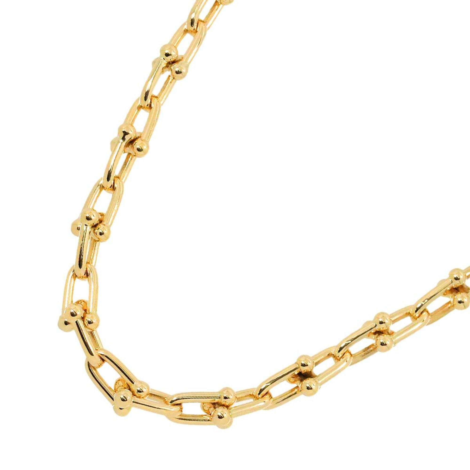 Tiffany & Co. Hardware Small Link Necklace 45.7cm K18 YG Yellow Gold 750