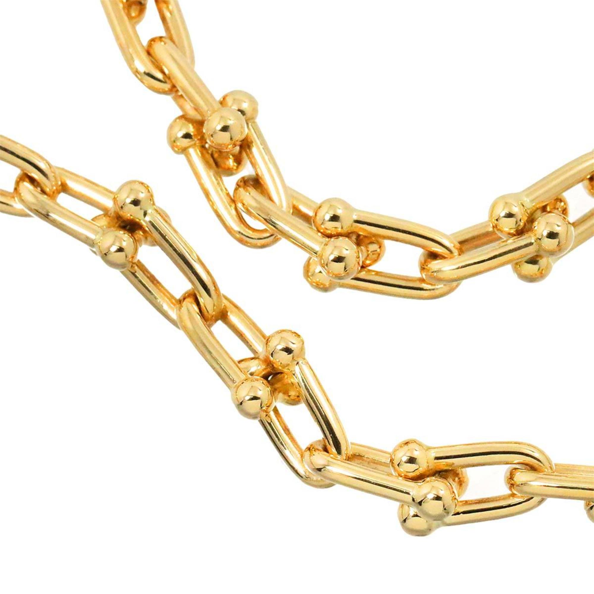 Tiffany & Co. Hardware Small Link Necklace 45.7cm K18 YG Yellow Gold 750