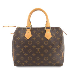 Louis Vuitton LOUIS VUITTON Monogram Speedy 25 Handbag Brown M41109 Gold Hardware