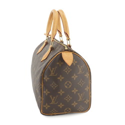 Louis Vuitton LOUIS VUITTON Monogram Speedy 25 Handbag Brown M41109 Gold Hardware