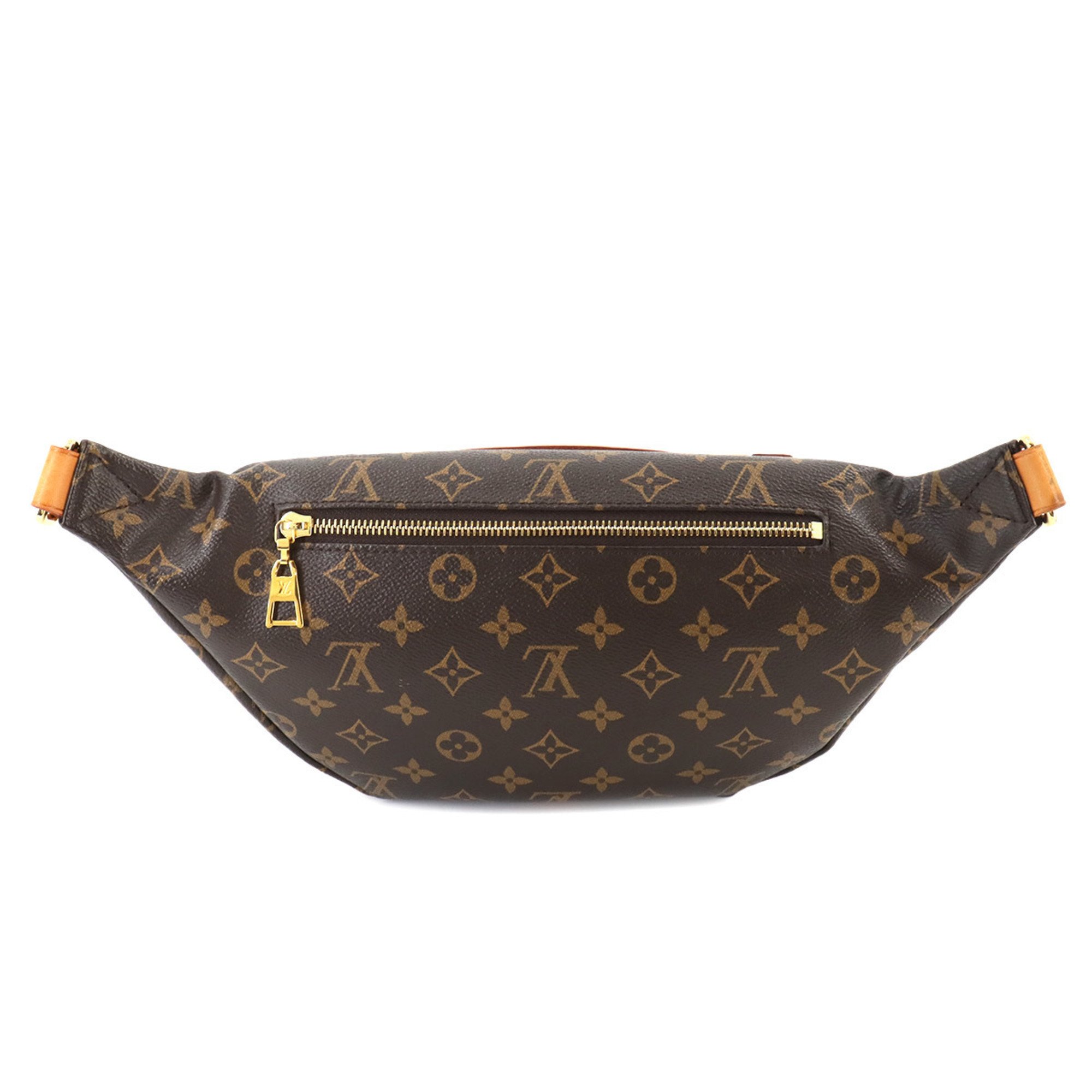 Louis Vuitton Monogram Bumbag Body Bag Brown M43644 Gold Hardware