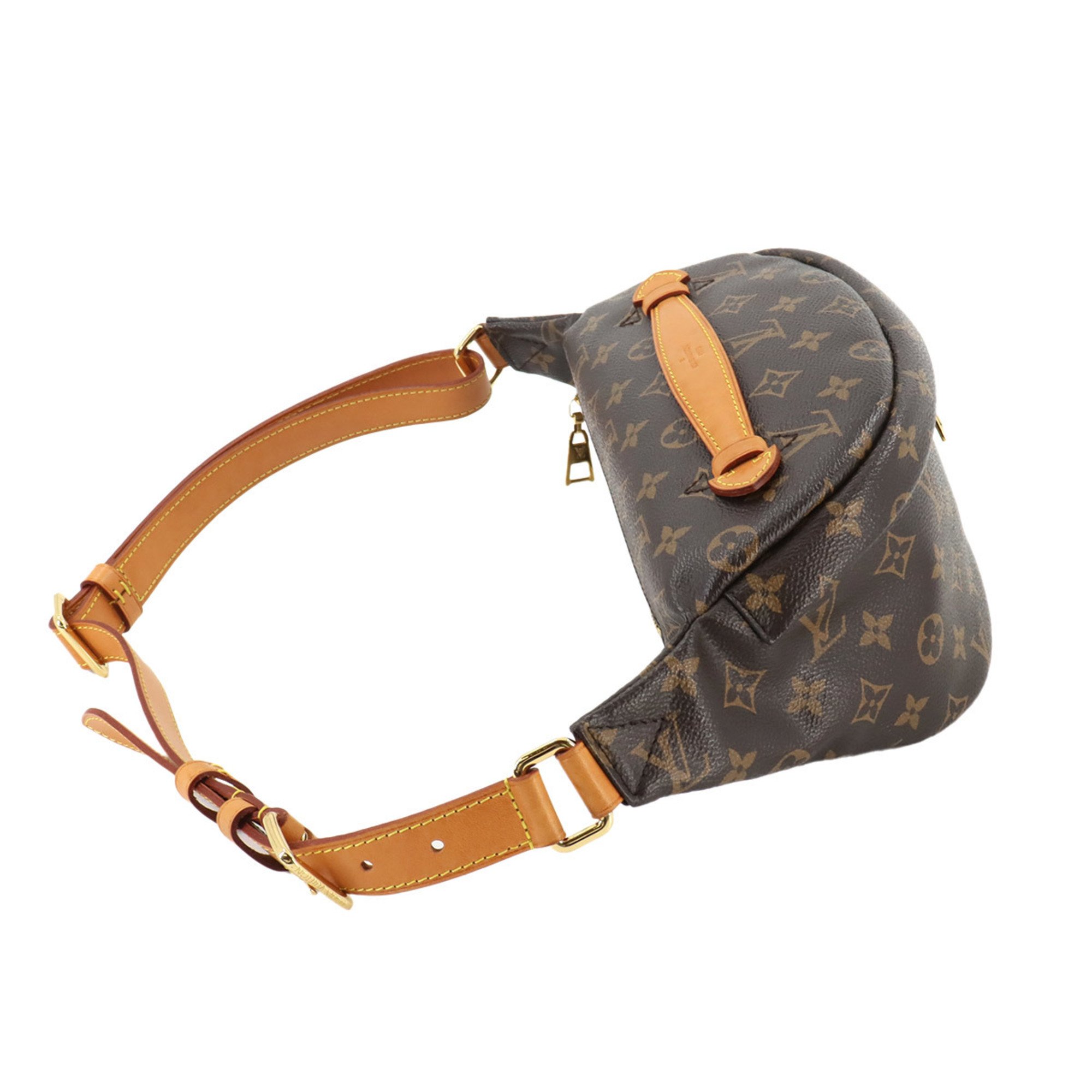 Louis Vuitton Monogram Bumbag Body Bag Brown M43644 Gold Hardware