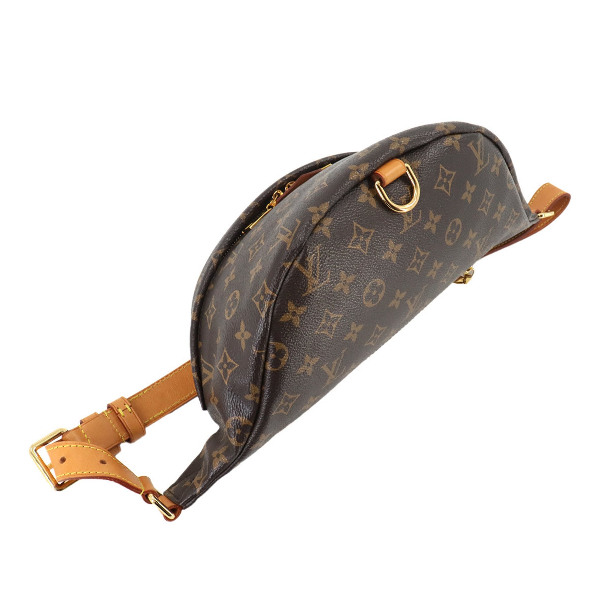 Louis Vuitton Monogram Bumbag Body Bag Brown M43644 Gold Hardware