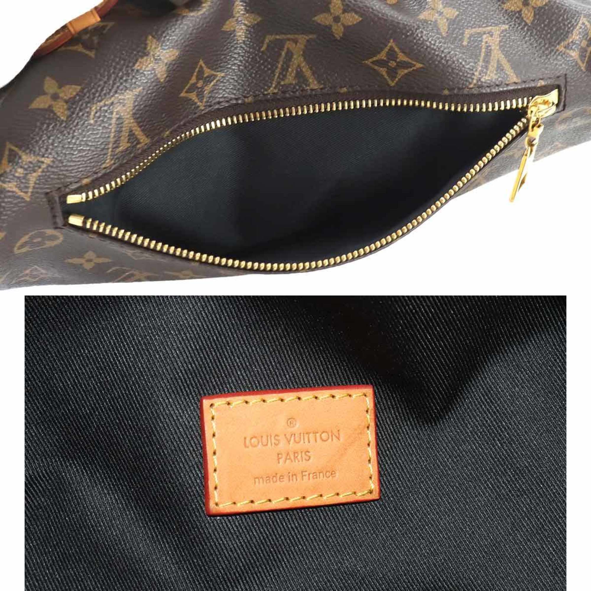 Louis Vuitton Monogram Bumbag Body Bag Brown M43644 Gold Hardware