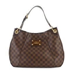 Louis Vuitton LOUIS VUITTON Damier Galliera PM Personal SPO Shoulder Bag Ebene N48212 Brown Gold Hardware