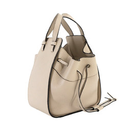 LOEWE Hammock Drawstring Mini 2way Hand Shoulder Bag Leather Light Beige