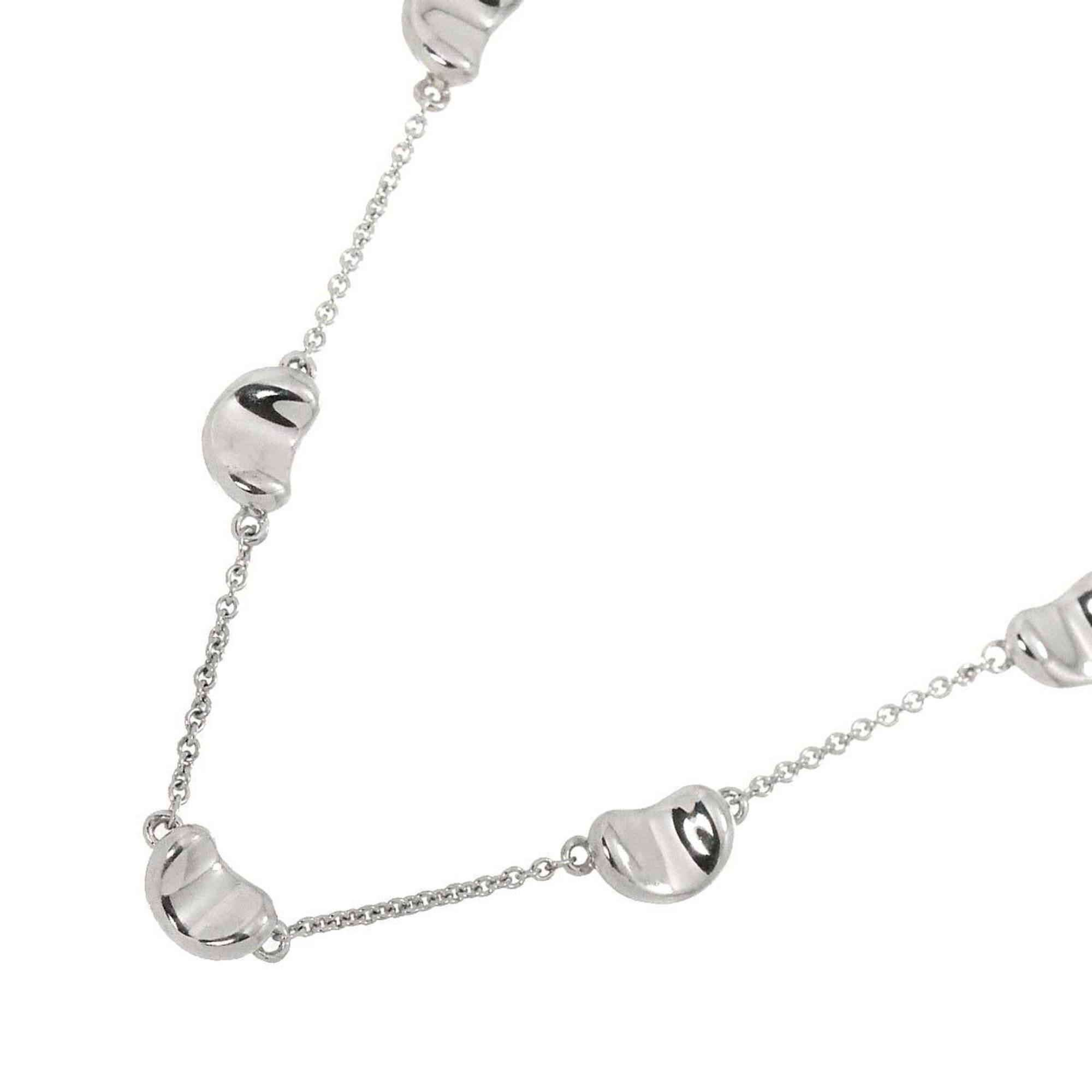 Tiffany & Co. Bean Necklace 5P 40cm Silver SV 925