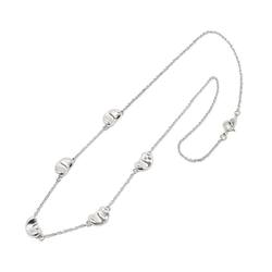 Tiffany & Co. Bean Necklace 5P 40cm Silver SV 925