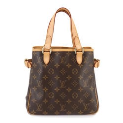 Louis Vuitton LOUIS VUITTON Monogram Batignolles Handbag Brown M51156