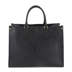 Louis Vuitton LOUIS VUITTON Monogram Empreinte On the Go MM 2way Tote Shoulder Bag Leather Noir M45595 RFID Onthego