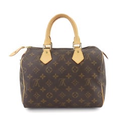 Louis Vuitton Monogram Speedy 25 Handbag Brown M41528 Gold Hardware