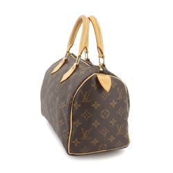 Louis Vuitton Monogram Speedy 25 Handbag Brown M41528 Gold Hardware